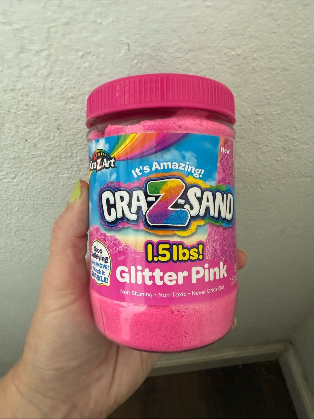 Cra-Z-Sand Glitter Pink Play Sand - Cra-Z-Art brand new never used